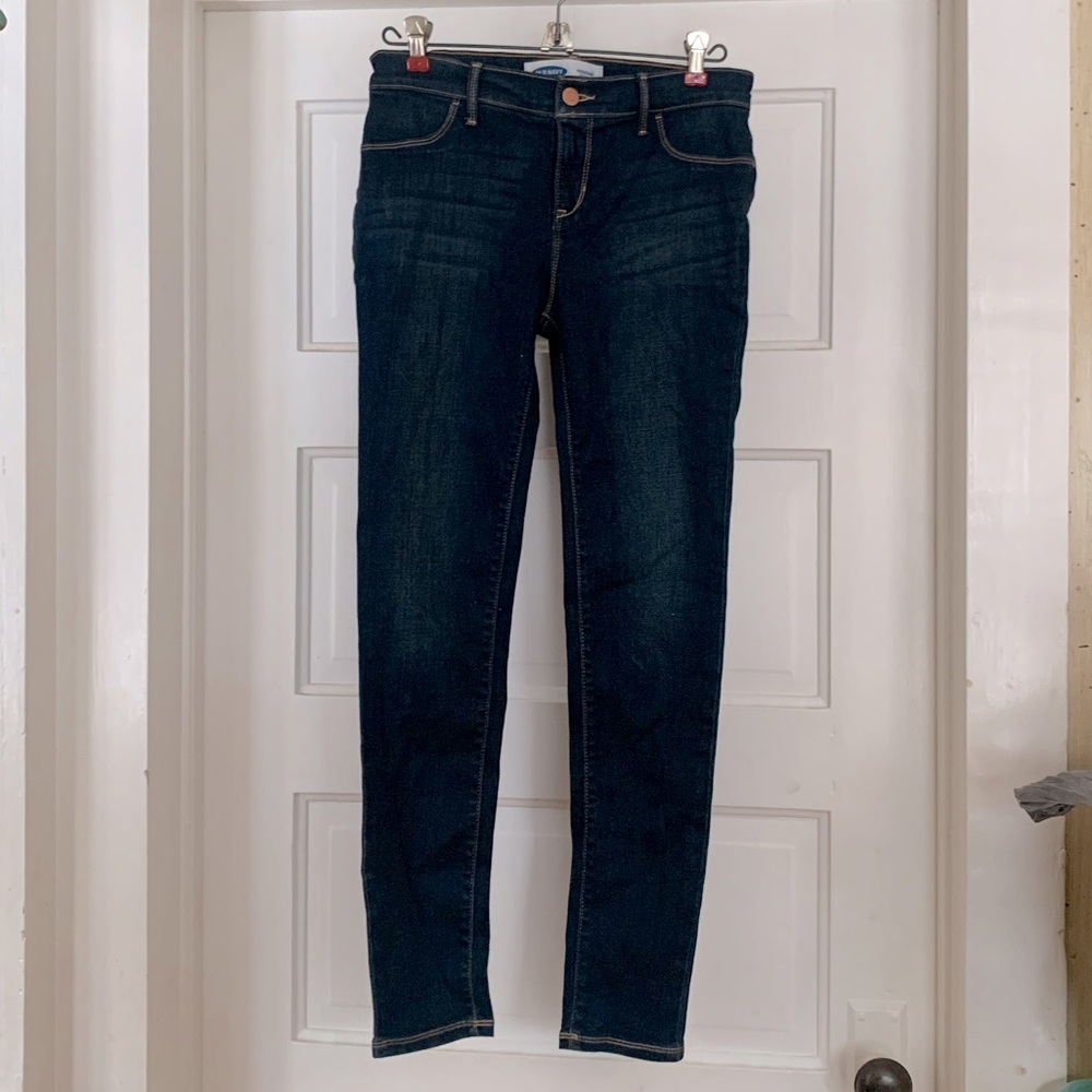 Old Navy Girls size 14 dark wash Rockstar jegging